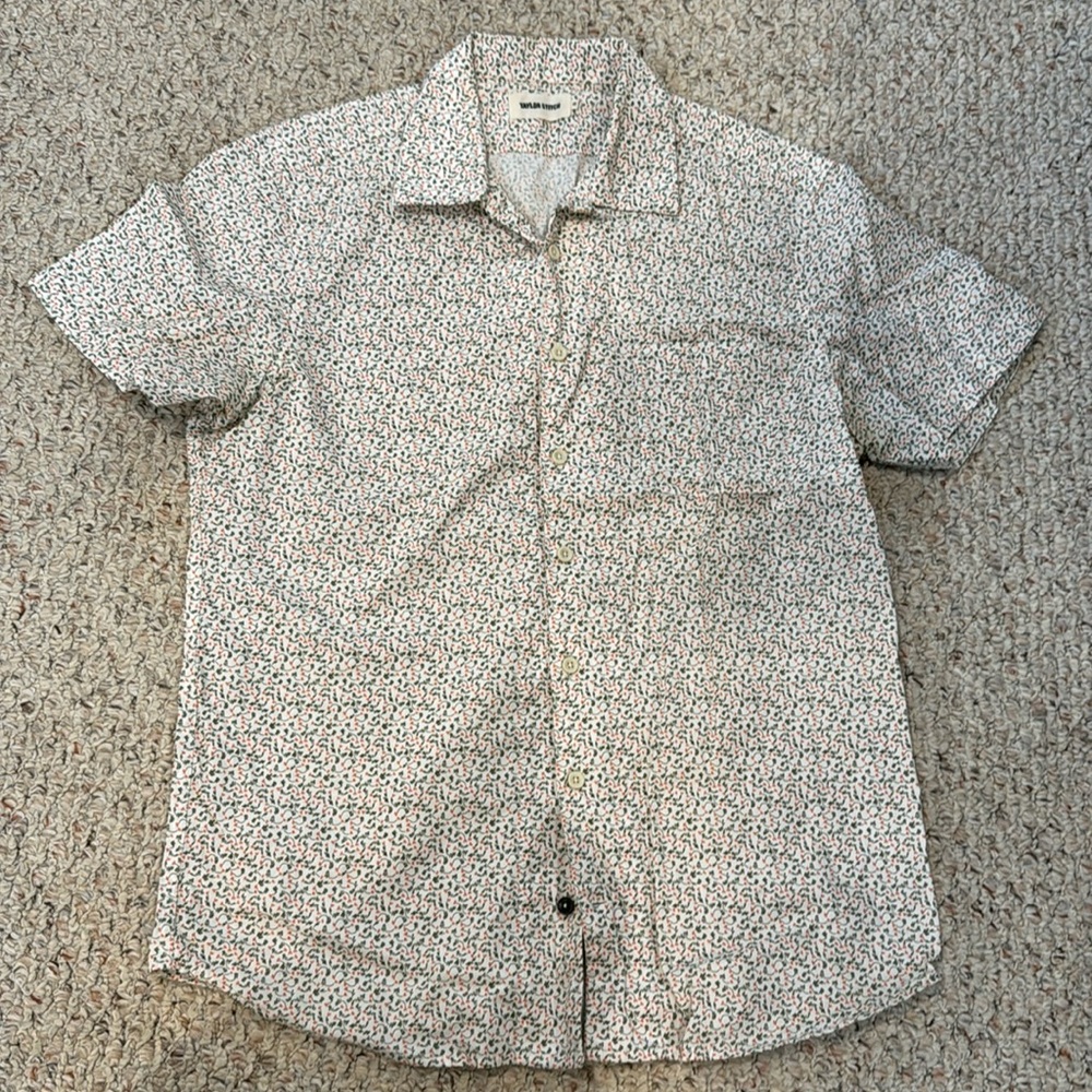 Taylor Stitch printed shirt sleeve button-up